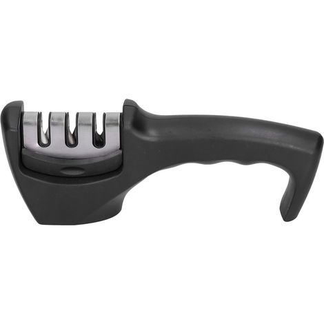 Affûteur de couteaux à 3 étapes, outil d'affûtage manuel portable pour la cuisine (1/5)