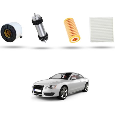 Kit Tagliando 4 filtri compatibile con Audi A5 (F53,F5P,F5A,F5F) 3.0 tdi 200kw dal 2017 (1/5)