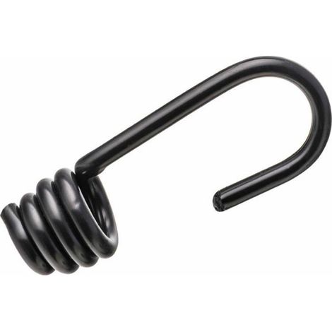 Crochet Pour Tendeur - Acier Plastifié - Diamètre Compatible 8 mm - Pour Bâches Cordages Et Filets - Longueur 6 5 Cm - Lot De 20 (1/2)
