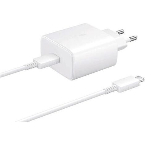 Chargeur USB C 45 W compatible avec Samsung Galaxy S24 S23 S22 Ultra, S22 Plus, S21 Ultra, S20 FE, Note 20+ 5G, Tab S9 S8 Ultra S8 Plus S8 S7 Ultra S7 FE S7+, avec câble de charge de1 m