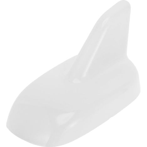 Antenne Factice Universelle en Forme De Nageoire De Requin pour Décoration Uniquement Motif en Fibre De Carbone 1 Pc Blanc (1/5)