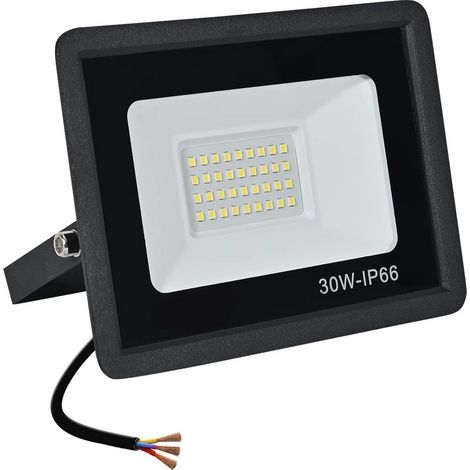 Projecteur LED d'extérieur, éclairage de sécurité étanche IP66 pour jardin, garage, cour, parking (lumière blanche froide, 30 W) (1/5)