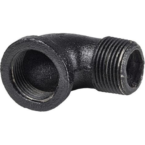 Dolle Eckverbinder für Pipe-Regalsystem 90° 20 mm (3/4) schwarz matt