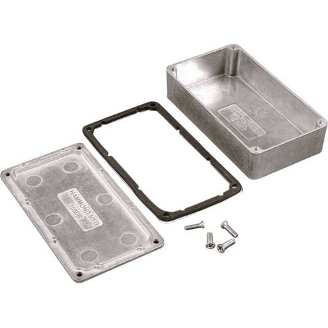 Hammond Electronics 1550WG 1550WG Contenitore universale 222 x 146 x 55 Alluminio Alluminio 1 pz.