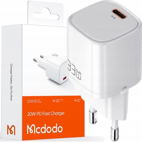 Caricabatterie rapido Mcdodo Cube USB-C 20W USB TYPE C per iPhone 13 14 15 PRO (1/5)