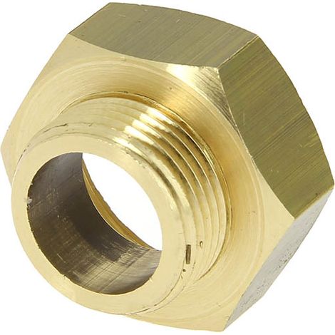 Anquier – Réduction laiton femelle 1" mâle 3/4 – Raccord de robinetterie – Filetage 26-20 – Longueur filetage 10 mm – Norme A.C.S. NF EN 12164