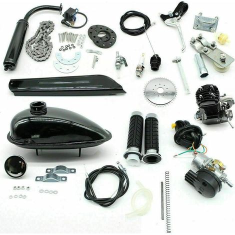 Gojoy – Kit moteur à essence 2 temps 80CC pour vélo – Allumage CDI – Vitesse max 38 km/h – Capacité réservoir 2L – Puissance 2,2 kW (1/5)