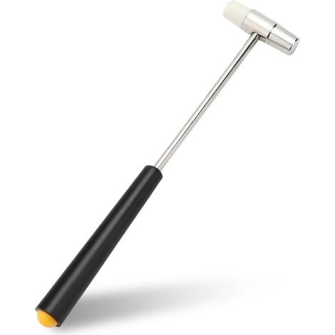 Martillo de doble cabeza para reparación de relojes, herramienta ergonómica portátil de ABS y acero para relojeros y joyeros, soporte para pulseras de relojes y joyas.