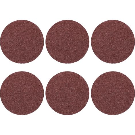 Lot de 30 disques de ponçage 50 mm Grain 40 Papier abrasif à crochet et boucle pour ponceuse orbitale aléatoire pour travail du bois, automobile (1/5)