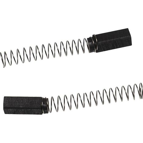 vhbw 2x Kohlebürsten für Motor 4,5 x 5 x 14 mm, kompatibel mit Vorwerk ET 340 Elektro-Teppichbürste (1/2)