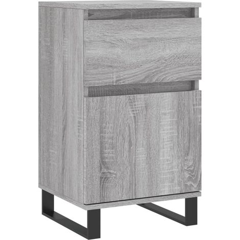 Maison Exclusive - Aparador madera de ingeniería gris Sonoma 40x3
