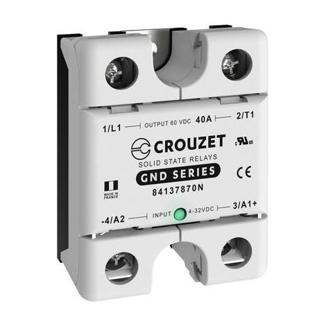 Crouzet 84137870N relé de semiconductores 40A 60V AC