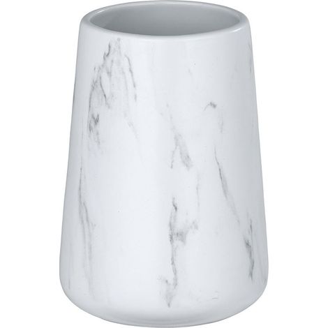 Gobelet de salle de bain effet marbre Adrada (1/3)