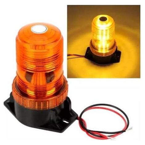 1 LED-Blitzleuchte mit 30 LEDs, orange, 6 W, 12–30 V, für LKW, Traktor, ATV (1/5)