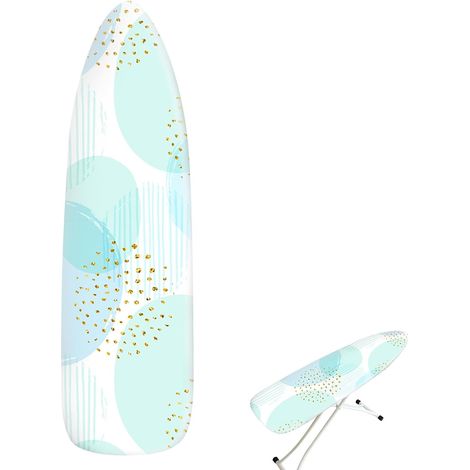 XTDMJ Housse de table à repasser pour centrale vapeur, 140 x 50 cm, housse de table à repasser, repassage confortable et plus rapide, convient pour fer à repasser à vapeur (1/5)