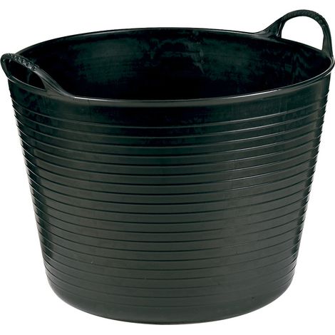 Panier noir 38l en polypropylène – Capacité généreuse pour rangement – Solution esthétique pour divers décors - NOIR 38 L SP (1/5)