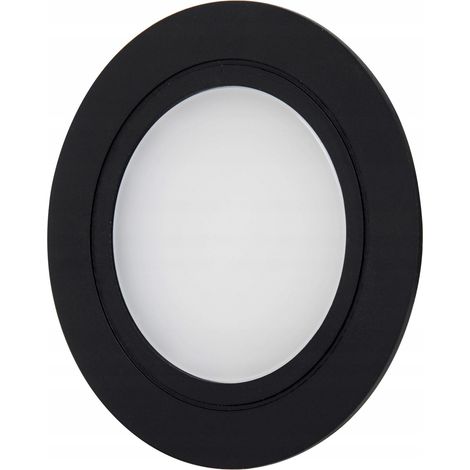 LED-Einbauleuchte für Möbel, 2 W, schwarz, 3000 K, 120 lm, 55 mm, SLL01 (1/4)