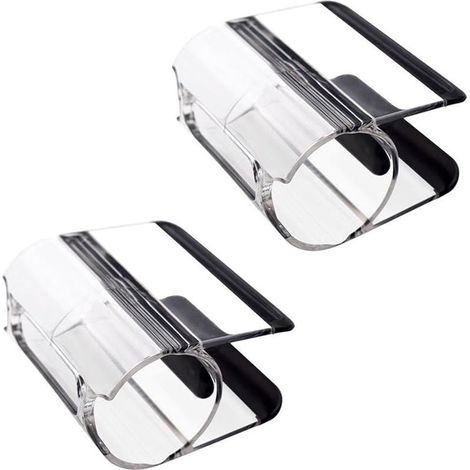 Lot de 2 supports de fixation compatibles avec Dyson V7, V8, V10 et V11 - Accessoires pour Dyson V7, V8, V10 et V11 - Transparent, JJ240320-10 (1/5)