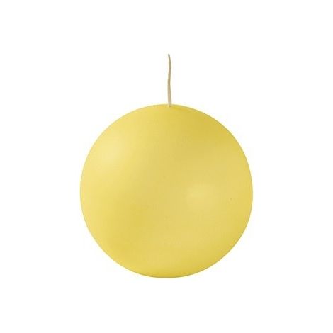 Candele a sfera confezione 12 pezzi giallo 45 mm (1/2)