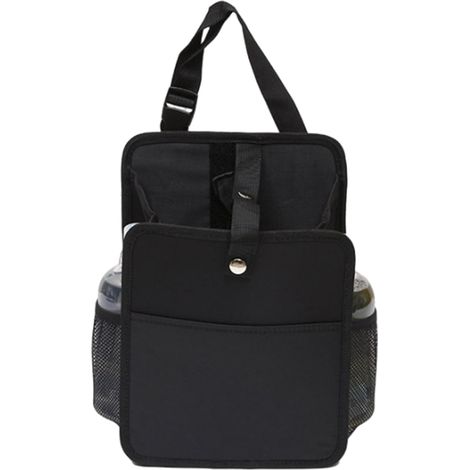 Sac de rangement pour le dossier du siège de voiture - Porte-mouchoirs pliable 20 l pour voiture - Solution de rangement polyvalente pour voiture - Sac de rangement peu encombrant avec plusieurs (1/5)