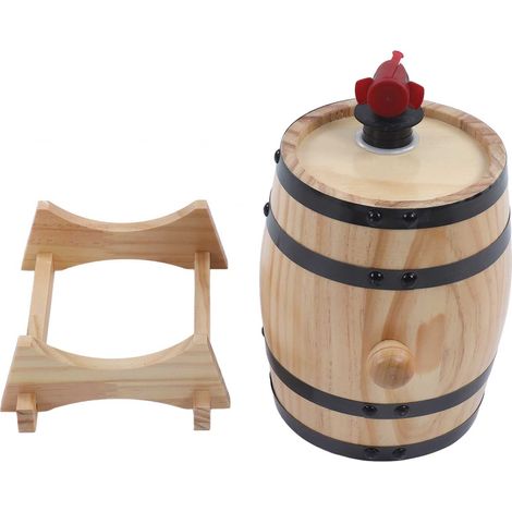 Fûts de pin pour le vin, fûts de vieillissement en pin pour le brassage artisanal, fûts de bière en bois pour bar, traiteur et barbecue (1/5)