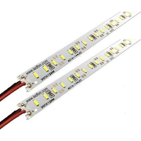 V-Tac – Barre LED rigide 18W 1m blanc chaud – 144 LED/m – Éclairage intérieur – Lot de 2