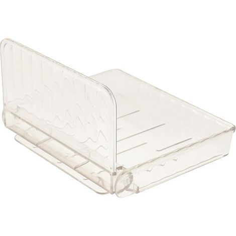 Étagère murale transparente en plastique, rangement suspendu pour cosmétiques et petits objets. So (1/5)