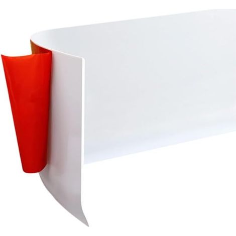 Plinthe souple en PVC x 10 cm, moulure plastique flexible avec support (1/3)
