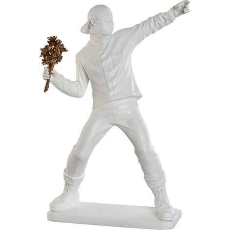 Figura Resina 41X24X66 Soldier Blanco (1/3)