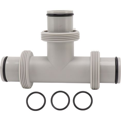 Valve à piston pour tuyau de piscine fendu 2 en 1, remplacement en forme de T pour l'entretien de la pompe du système de Circulation de filtre