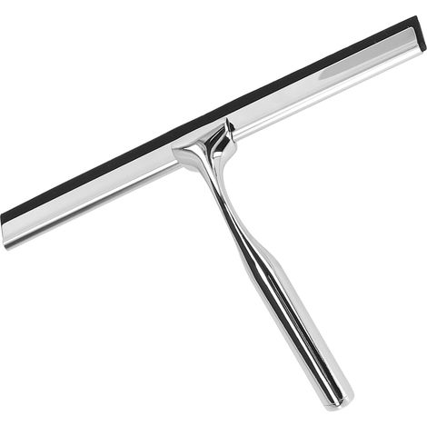 Raclette à vitre de bureau, raclette à lame d'eau, raclette en acier inoxydable pour douche et verre, usage domestique (1/5)