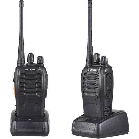 Aoresac Baofeng BF-888s Walkie-Talkies 2er-Pack Wasserdichte, wiederaufladbare Funkgeräte mit großer Reichweite