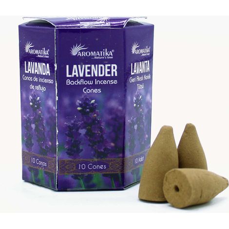 Encens Masala Backflow pack de 10 - Lavande- Vendu par 1 (1/2)