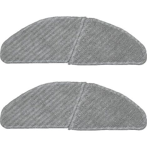 Lot de 2 serpillères en polyester pour aspirateur robot (1/3)