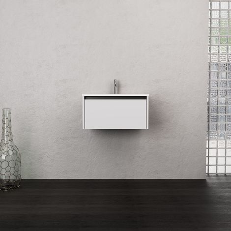 Inda - Mobile bagno L.60 con lavabo opaco / Bianco opaco 1