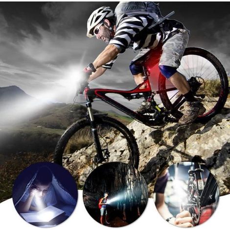Éclairage Vélo LED Avant Lampe USB Rechargeable 1000LM Ultra Puissante Etanche 3 Modes pour Vélo VTT Cycliste Nocturne (1/4)