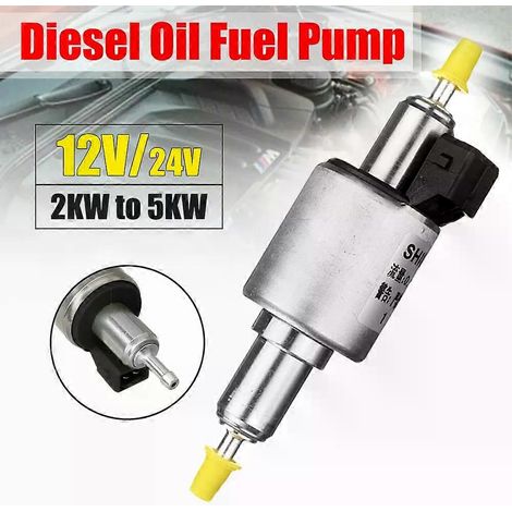 Pompe à impulsions 12 V/24 V pour chauffage diesel/fioul (2 kW-5 kW) compatible Webasto Eberspacher D2 D4 D5 (référence 221000500300). (1/5)