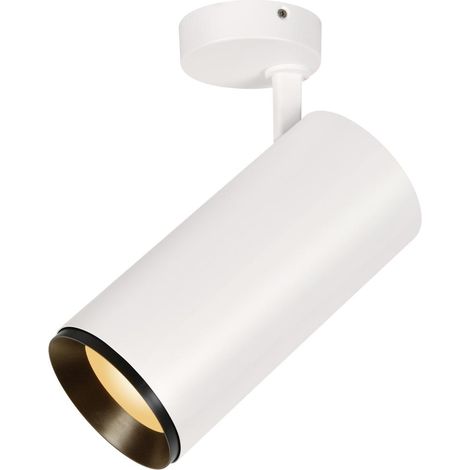 Plafonnier LED NUMINOS® XL intérieur blanc/noir LED 36W 60° - SLV - 1005746