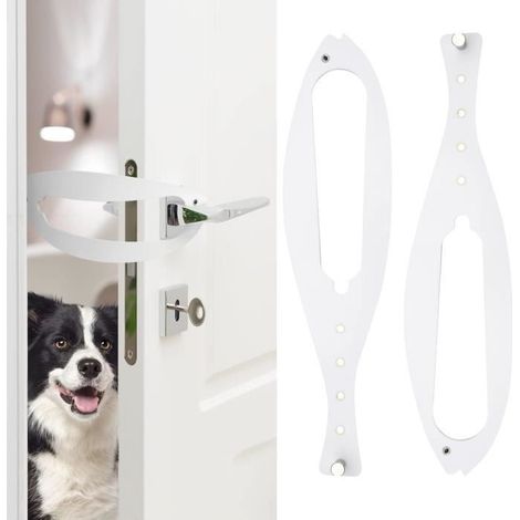 Loquet de Porte - Non spécifié - 2pcs - Blanc - Nylon - Sécurité pour Chats et Chiens (1/4)