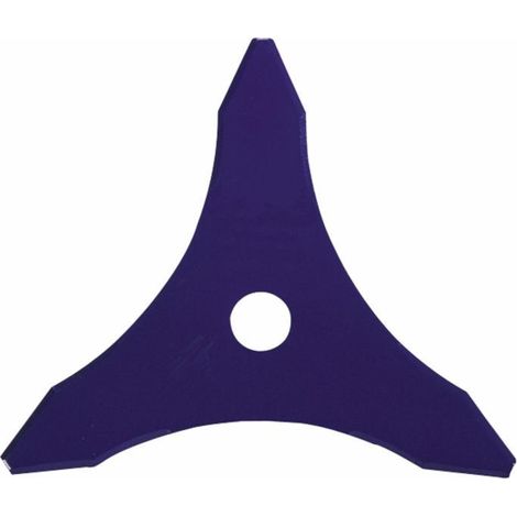 Lame droite pour débroussailleuse 3 dents L:255 ép.:3