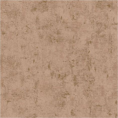 Plaster look wallpaper wall Profhome 395146 non-woven wallpaper textured with tangible texture shiny pink bronze 5.33 m2 (1/5)
