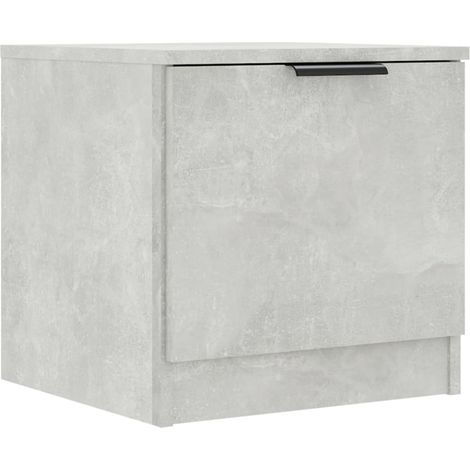 Maison Exclusive - Comodino Grigio Cemento 40x39x40 cm