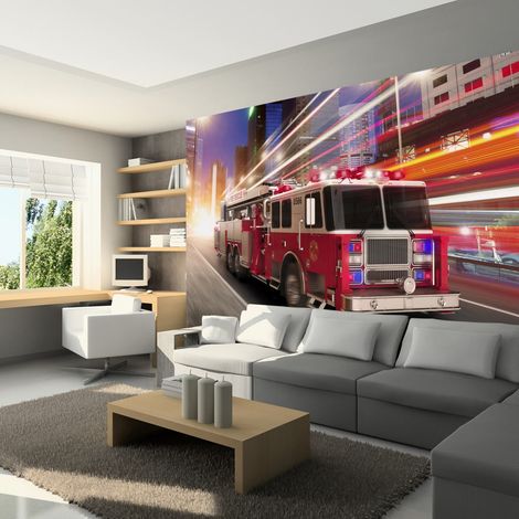 Fotomurale - Fire truck - 350x245 (1/4)