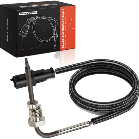 Capteur de température, Longueur de câble 690 mm, Taille de filetage M14x1.5, 2 contacts de connecteur, Taille de clé 17, Couleur de connecteur noire (1/5)