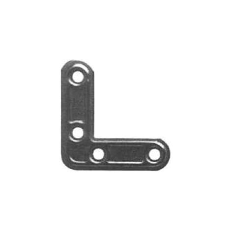 ORECA - 4 LASTRINE PIATTE AD ANGOLO IN ACCIAIO INOX 60X60X15