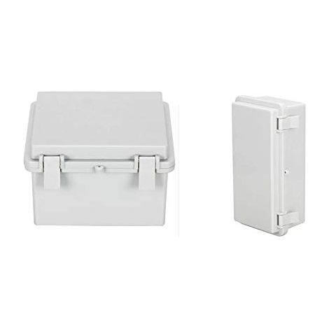 Caja de conexiones eléctricas - Caja de plástico - Caja estanca - Conector de cable (150x100x70)