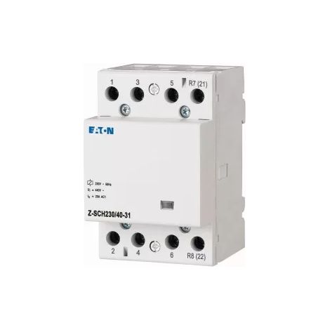 Eaton Z-SCH230/40-31 Installationsschütz Nennspannung: 230 V, 240 V Schaltstrom (max.): 40 A 3 Schli (1/2)
