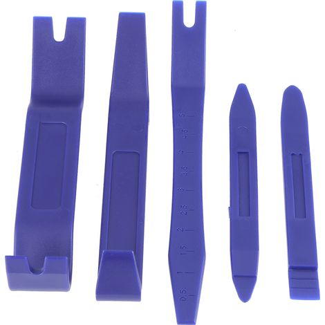 Tbest Ensemble D'outils Professionnels de Dépose de Garnitures de Voiture, Kit de Démontage de Panneau de Moulage de Tableau de Bord Intérieur et Extérieur de Voiture Durable de. (1/5)