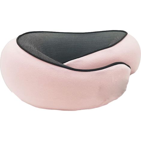 Oreiller de voyage en forme d'escargot, respirant et confortable, idéal pour la voiture ou le bureau. (1/5)