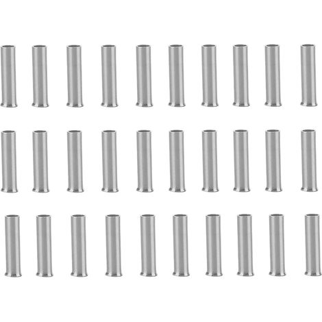 Kit de 2000 embouts de câble en cuivre étamé de calibre 18 AWG et de 8 mm, conforme à la norme EN1008 (1/5)